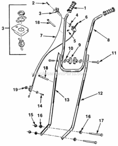 Part Location Diagram of 0107558 Homelite Tie Strap