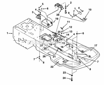 Part Location Diagram of JA990424 Homelite Strap- Self Locking