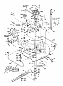 Part Location Diagram of JA990022 Homelite Bracket- Spindle