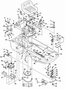 Part Location Diagram of JA991481 Homelite Decal- Control Manual