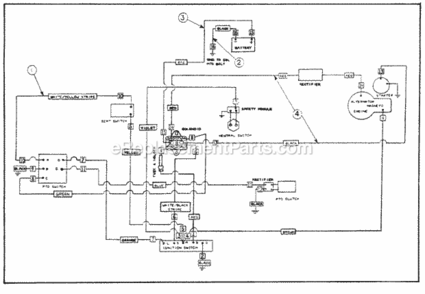Part Location Diagram of JA991487 Homelite Wire Harness