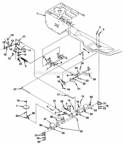 Part Location Diagram of JA991168 Homelite Frame