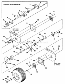 Part Location Diagram of JA990199 Homelite Washer- Thrust