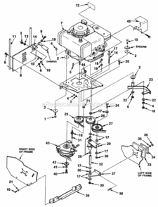 Part Location Diagram of JA991085 Homelite Pan-Bottom