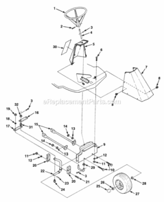 Part Location Diagram of JA354130 Homelite Bushing