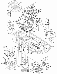 Part Location Diagram of JA992479 Homelite Support- Seat