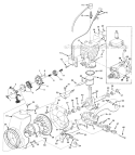 Engine Diagram and Parts List for UT-35016  Homelite Snow Blower