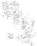 Auger and Drive Diagram and Parts List for UT-35017  Homelite Snow Blower