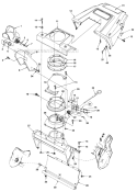 Housing and Chute Diagram and Parts List for UT-35020-A  Homelite Snow Blower