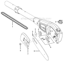 Page A Diagram and Parts List for UT-43160  Homelite Pole Saw