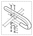 Page D Diagram and Parts List for UT-70026  Homelite Trimmer