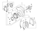 Back Pack Tube Kit And Handle Diagram and Parts List for UT08017F  Homelite Leaf Blower / Vacuum