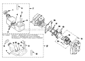 Carburetor And Fuel Tank Diagram and Parts List for UT08017F  Homelite Leaf Blower / Vacuum