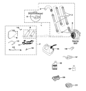 Tubes Accessories Diagram and Parts List for UT08017F  Homelite Leaf Blower / Vacuum