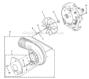 Volute-Fan Diagram and Parts List for UT08052C  Homelite Leaf Blower / Vacuum