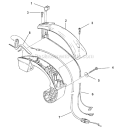Handle Diagram and Parts List for UT08067C  Homelite Leaf Blower / Vacuum