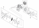 Muffler And Air Cleaner Diagram and Parts List for UT08087  Homelite Leaf Blower / Vacuum