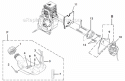Carburetor And Fuel Tank Diagram and Parts List for UT08087  Homelite Leaf Blower / Vacuum