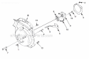 Volute, Fan And Tubes Diagram and Parts List for UT08087  Homelite Leaf Blower / Vacuum