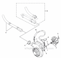 Page H Diagram and Parts List for UT08087  Homelite Leaf Blower / Vacuum