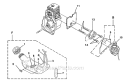 Carburetor And Fuel Tank Diagram and Parts List for UT08096  Homelite Leaf Blower / Vacuum