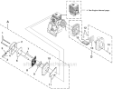 Muffler And Air Cleaner Diagram and Parts List for UT08110  Homelite Leaf Blower / Vacuum