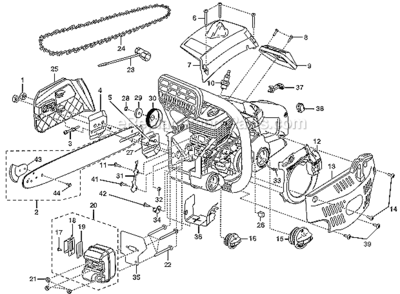 Part Location Diagram of 308949004 Echo Safe-T-Tip