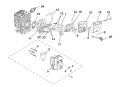 Carburetor - Muffler - Air Filter Diagram and Parts List for UT10530A  Homelite Chainsaw