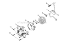 Starter - Ignition Diagram and Parts List for UT10550  Homelite Chainsaw
