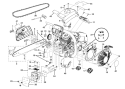 Page A Diagram and Parts List for UT10552  Homelite Chainsaw