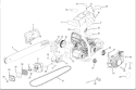 Page A Diagram and Parts List for UT10568  Homelite Chainsaw