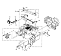 Engine Housing Diagram and Parts List for UT10753-1  Homelite Chainsaw