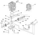 Page D Diagram and Parts List for UT10782  Homelite Chainsaw