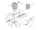 Engine Internal - Oil Pump Diagram and Parts List for UT10901B  Homelite Chainsaw