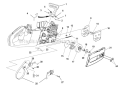 Clutch - Hand Guard - Drive Case Cover Diagram and Parts List for UT10926 Ranger Homelite Chainsaw