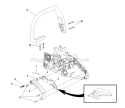 Handles Diagram and Parts List for UT10926 Ranger Homelite Chainsaw
