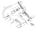 Handles Diagram and Parts List for UT10942D  Homelite Chainsaw