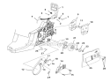 Clutch - Chain Brake - Drive Case Cover Diagram and Parts List for UT10945  Homelite Chainsaw