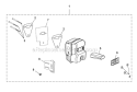 Muffler Diagram and Parts List for UT10946A  Homelite Chainsaw