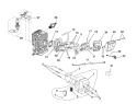 Carburetor - Muffler - Air Filter Diagram and Parts List for UT10947D  Homelite Chainsaw