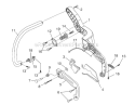 Handles Diagram and Parts List for UT10947D  Homelite Chainsaw