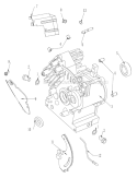 Crankcase Assy And Kits Diagram and Parts List for UT13140  Homelite Edger