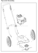 Page A Diagram and Parts List for UT13144  Homelite Trimmer