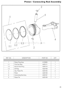 Part Location Diagram of A200106 Homelite Piston Pin