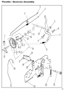Part Location Diagram of A200065 Homelite Controller Tension Spring