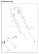 Part Location Diagram of A100543 Homelite Lower Handle
