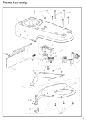 Part Location Diagram of A100571 Homelite Shield, Trailing