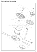 Part Location Diagram of A100578 Homelite Pulley, Cutting Head