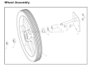 Part Location Diagram of A100558 Homelite Axle & Bracket