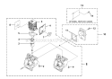 Engine Internal Diagram and Parts List for UT15154 Versa Tool Homelite Trimmer